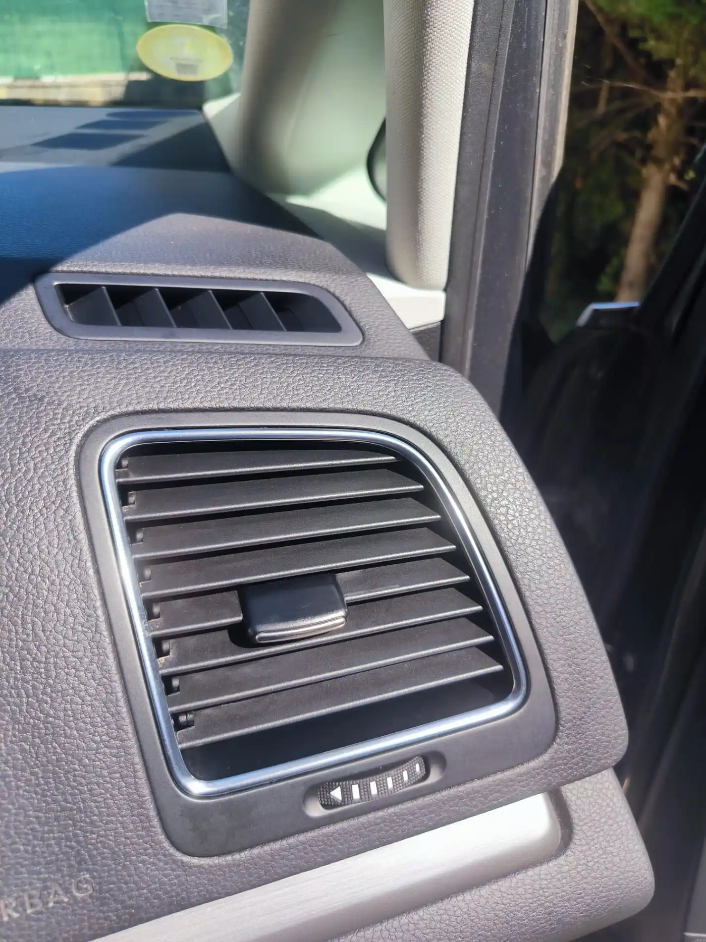 Grille d'aération désinfectée et rénovée